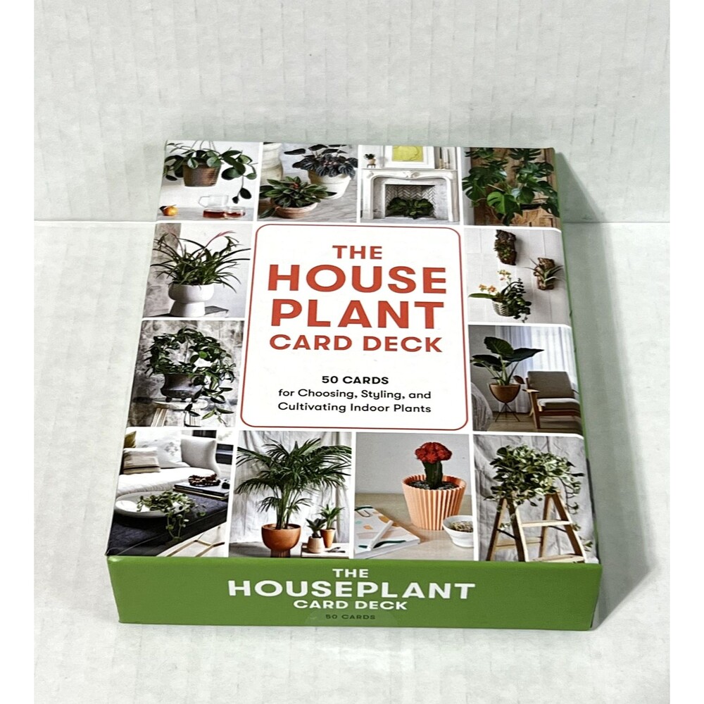 The Houseplant Card Deck 50 Cards for Choosing Styling and Cultivating Plants